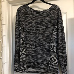 Buttons Aztec Sweater